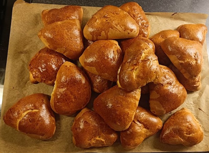 Det är en billd på pyrizhki som jag har bakad.